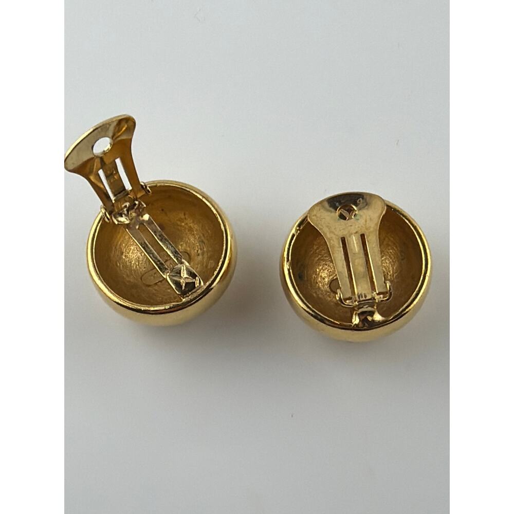 Vintage Vogue Bijoux Italy High-Fashion Statement Clip-On Earrings - Picture 2 of 3